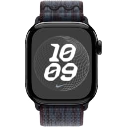 Ремешок Apple Watch 40mm Nike Sport Loop, Black/Blue — фото 3