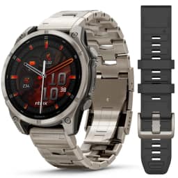Смарт-часы Garmin Fenix 8 47mm Amoled Sapphire Titanium Graphite with Titanium Band with Graphite Silicone Band — фото 1