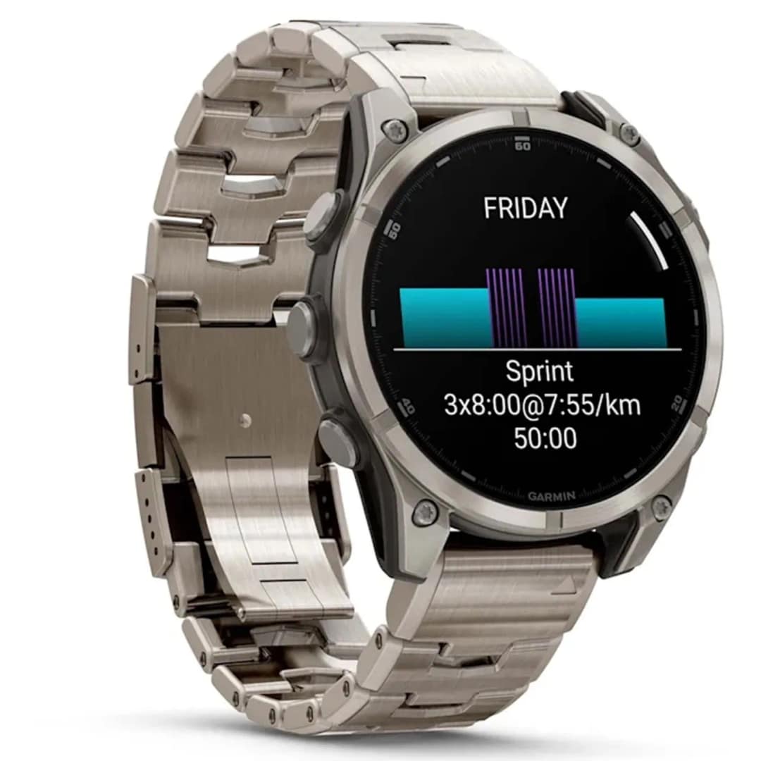 Смарт-часы Garmin Fenix 8 47mm Amoled Sapphire Titanium Graphite with Titanium Band with Graphite Silicone Band — фото 2