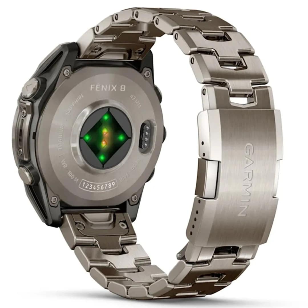 Смарт-часы Garmin Fenix 8 47mm Amoled Sapphire Titanium Graphite with Titanium Band with Graphite Silicone Band — фото 3