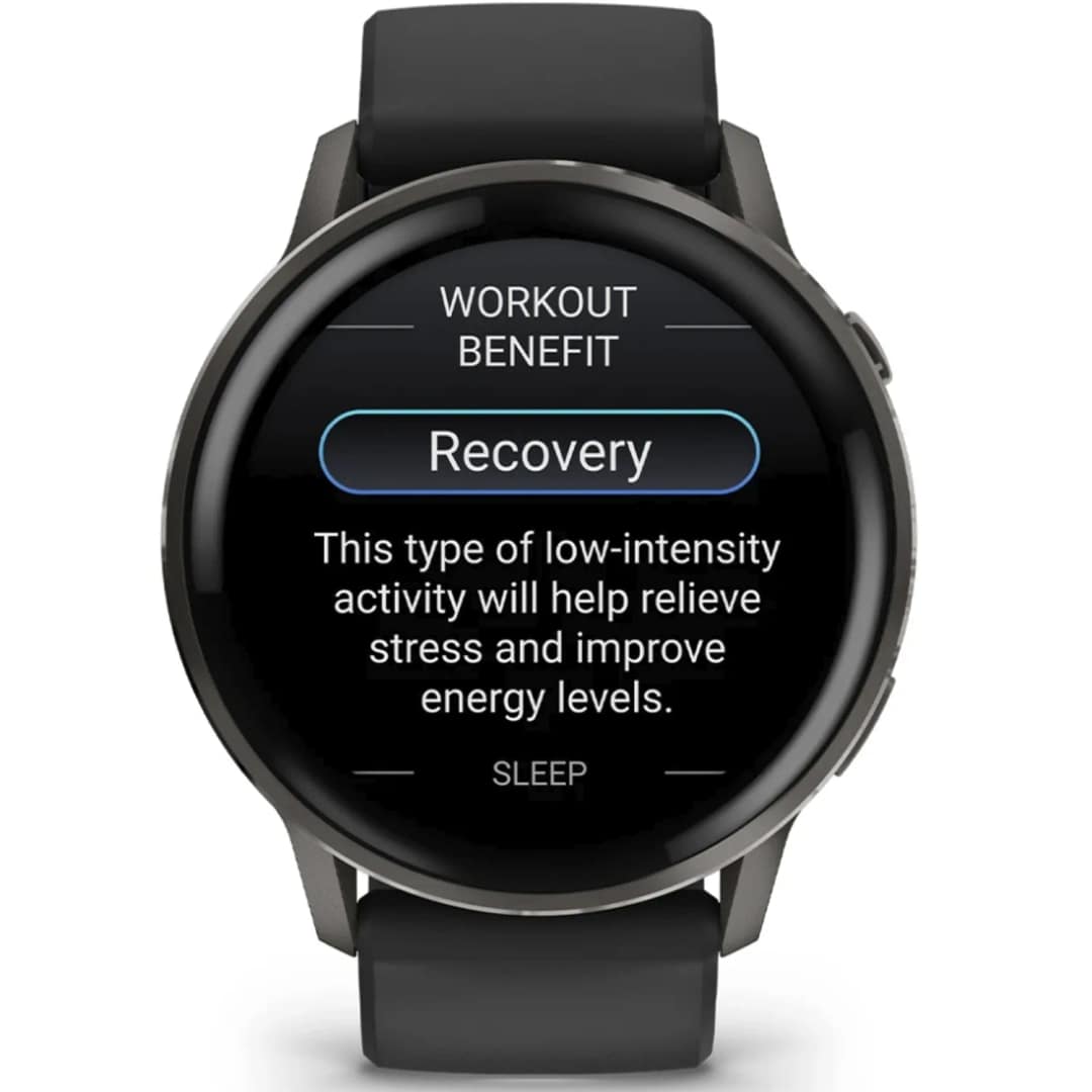 Смарт-часы Garmin Venu 4 45mm Slate Bezel With Silicone Band, Black — фото 6