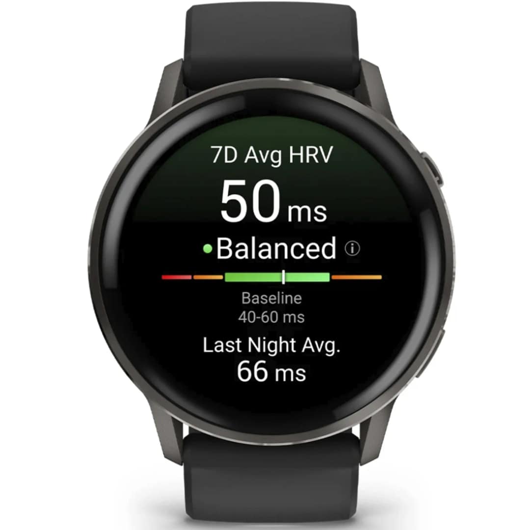 Смарт-часы Garmin Venu 4 45mm Slate Bezel With Silicone Band, Black — фото 8