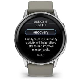 Смарт-часы Garmin Venu 4 45mm Silver Bezel With Silicone Band, Silver Gray — фото 6