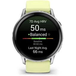 Смарт-часы Garmin Venu 4 45mm Silver Bezel With Silicone Band, Citron — фото 8