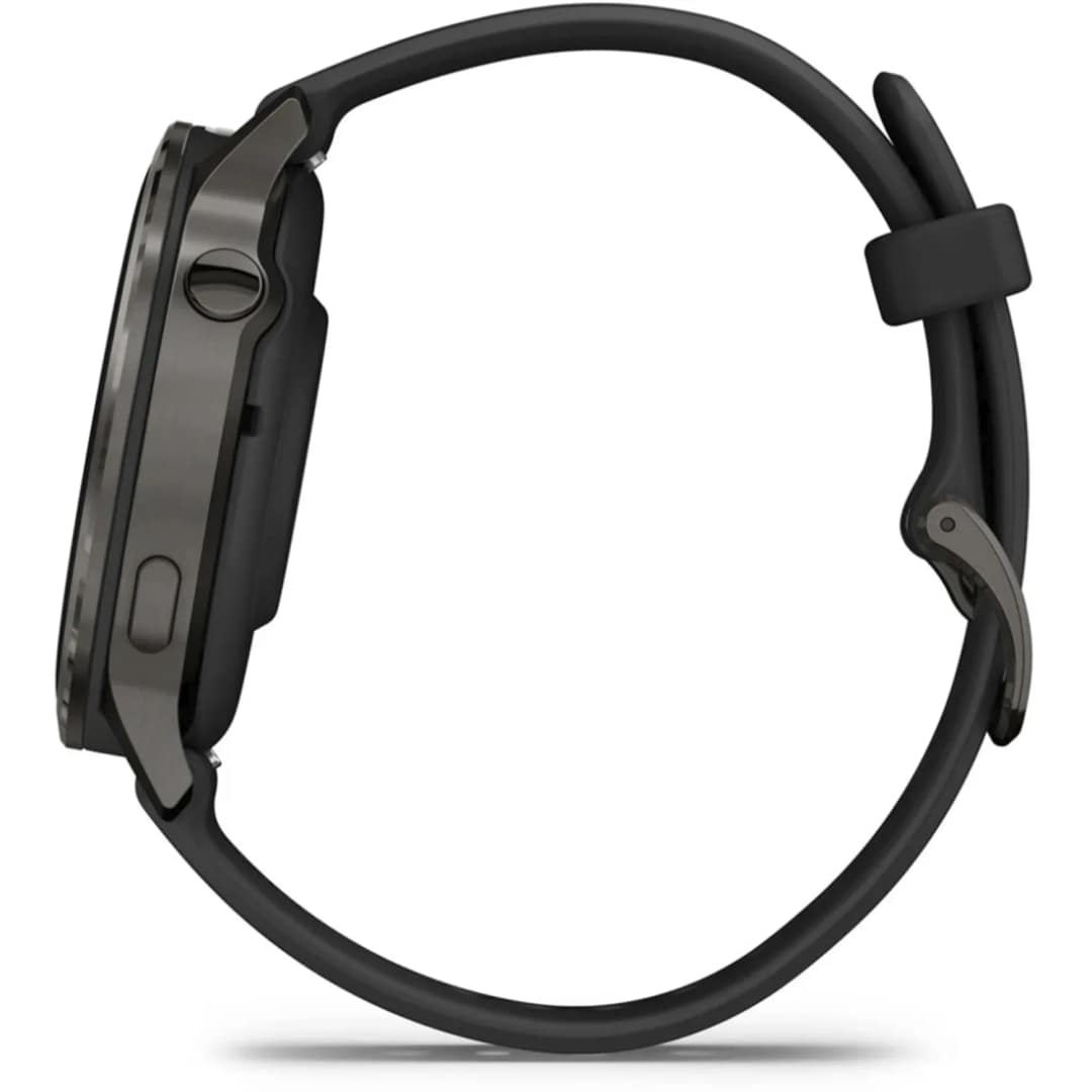 Смарт-часы Garmin Venu 4 41mm Slate Bezel With Silicone Band, Black — фото 2