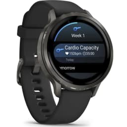 Смарт-часы Garmin Venu 4 41mm Slate Bezel With Silicone Band, Black — фото 4