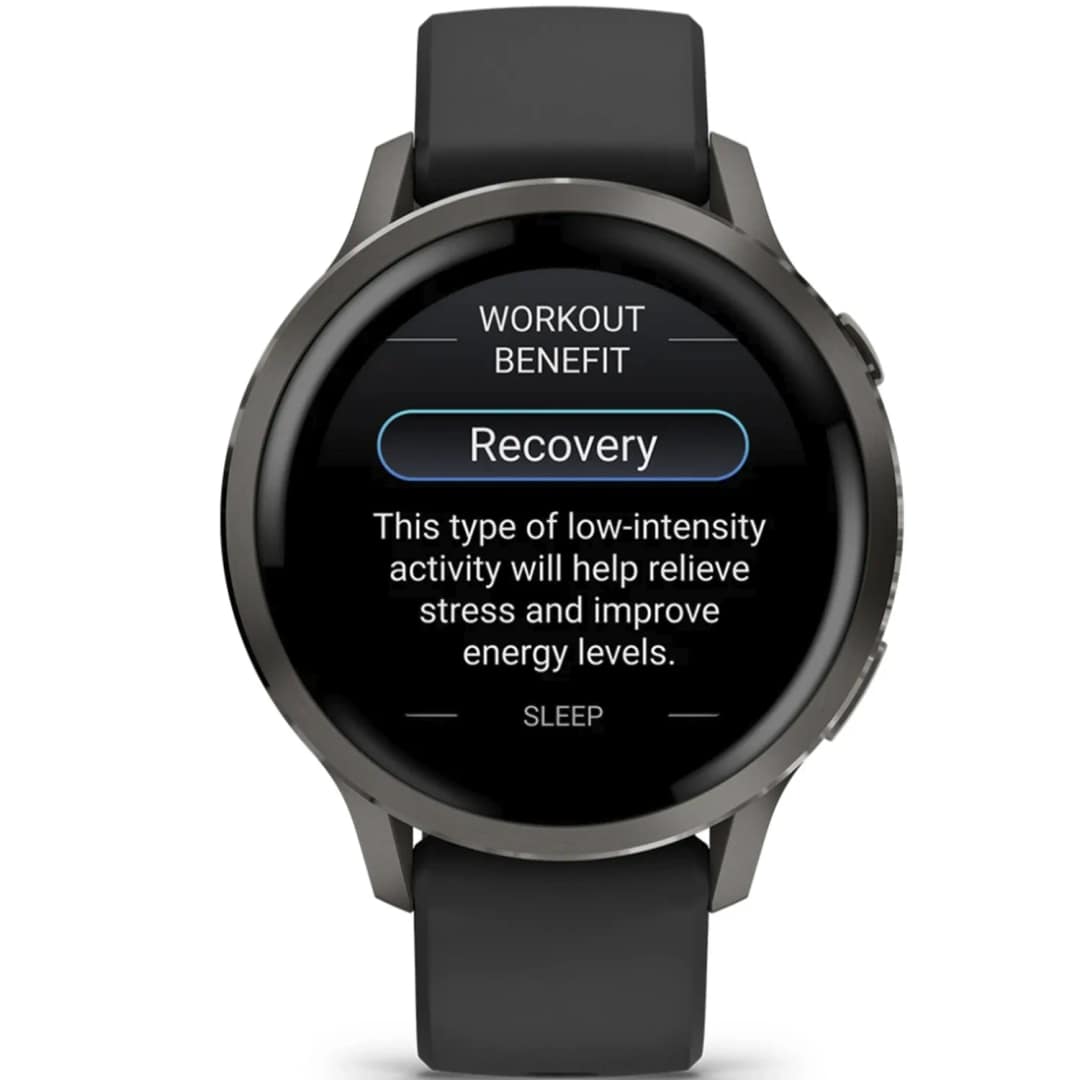 Смарт-часы Garmin Venu 4 41mm Slate Bezel With Silicone Band, Black — фото 6