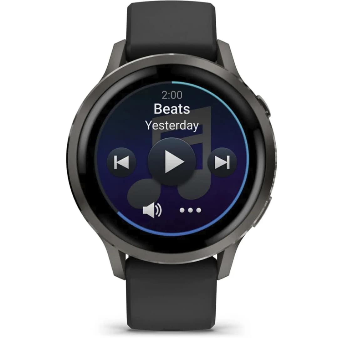 Смарт-часы Garmin Venu 4 41mm Slate Bezel With Silicone Band, Black — фото 7