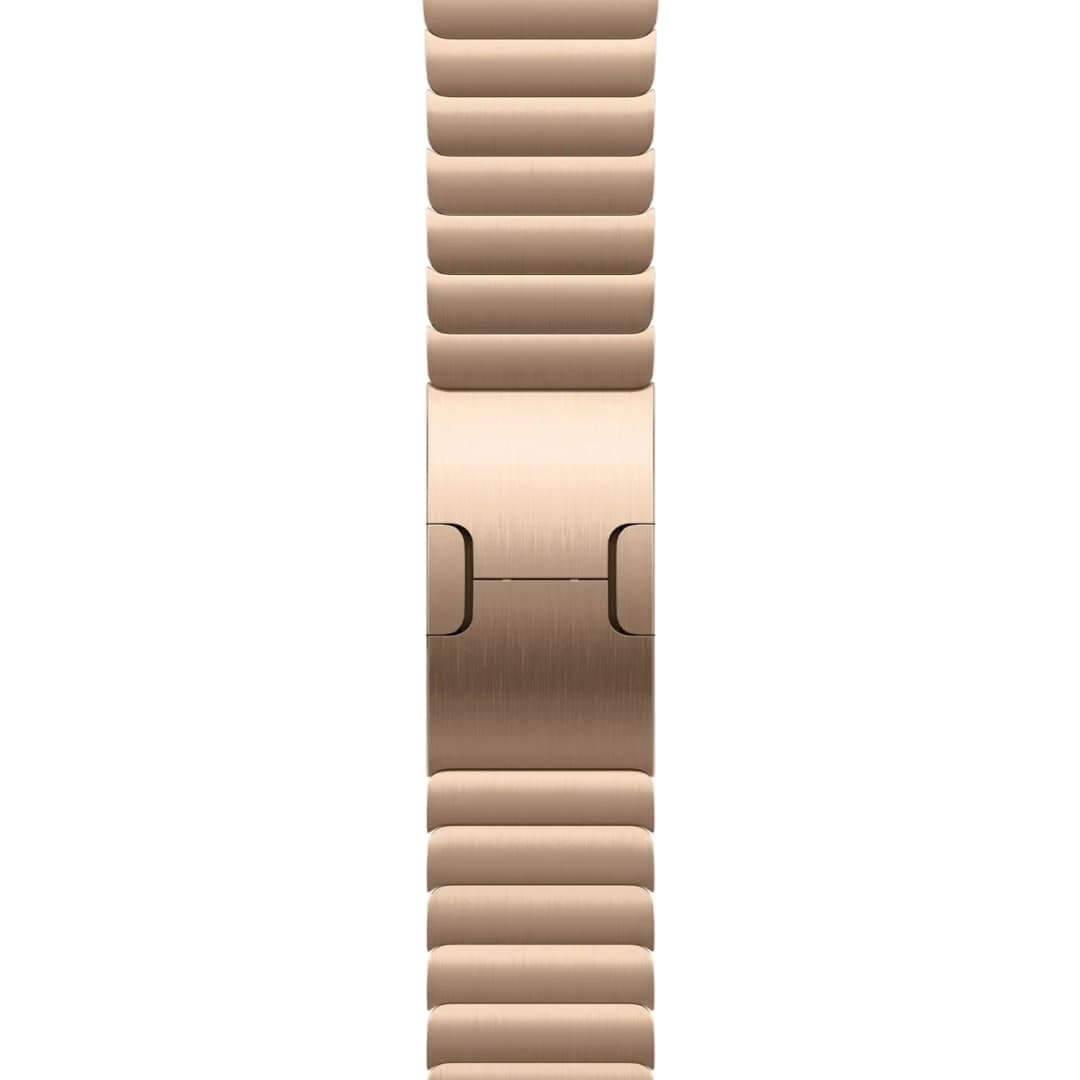 Смарт-часы Apple Watch Series 11 46mm Titanium Case with Gold Link Bracelet, Slate — фото 2