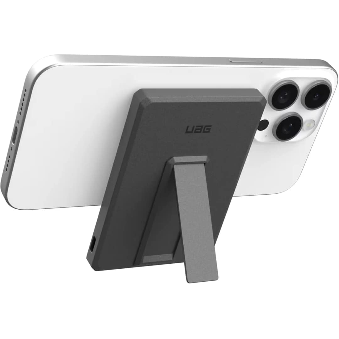 Внешний аккумулятор UAG SRGE Slim 5K Power Bank With Stand 5000mAh, Black/Gray — фото 7