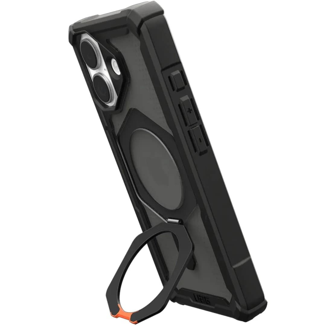 Чехол UAG MagSafe Plasma XTE Case для iPhone 17, Black/Orange — фото 2