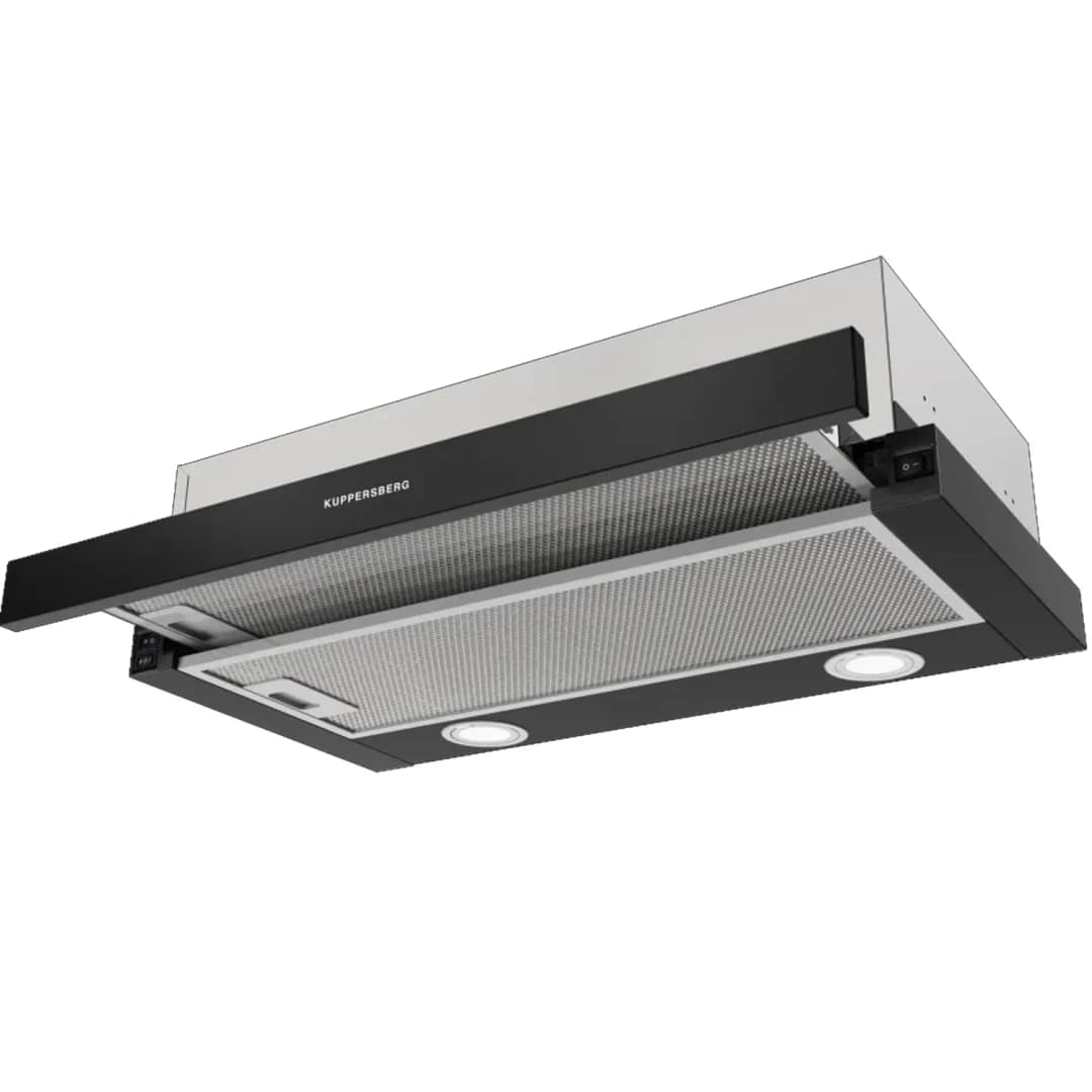 Встраиваемая вытяжка Kuppersberg Slimdual 60 B, Black — фото 2