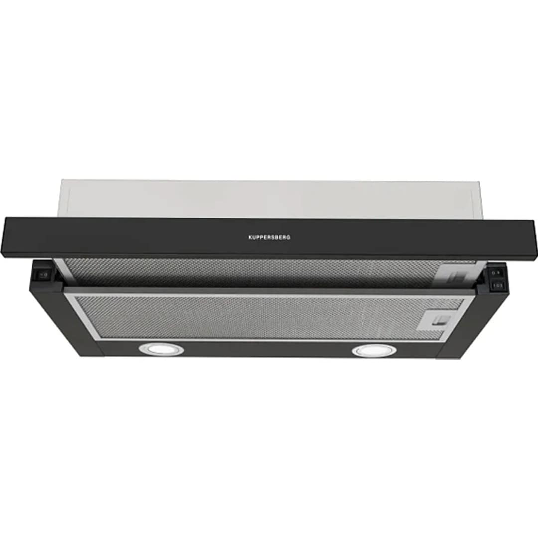 Встраиваемая вытяжка Kuppersberg Slimdual 60 B, Black — фото 3
