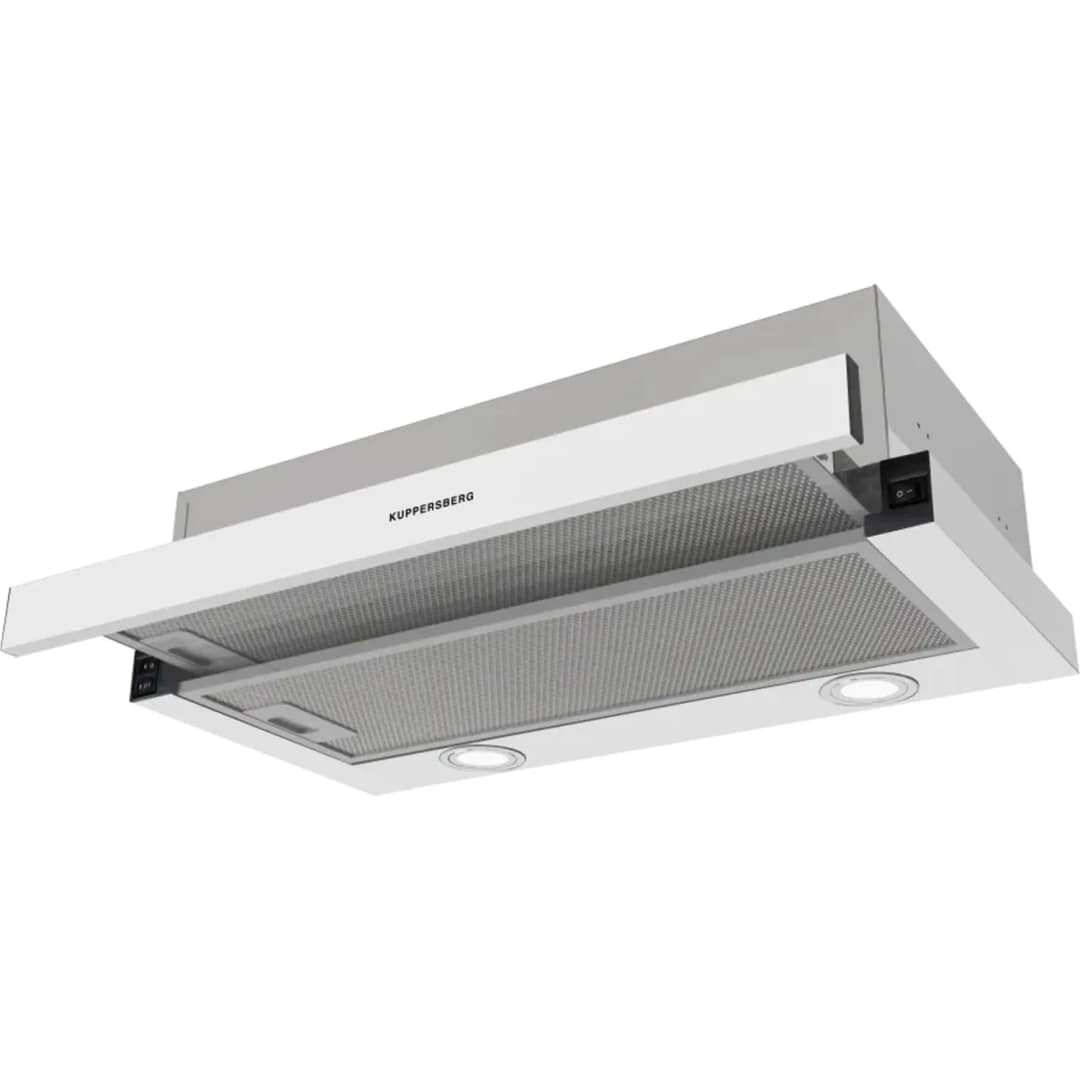 Встраиваемая вытяжка Kuppersberg Slimdual 60 W, White — фото 2