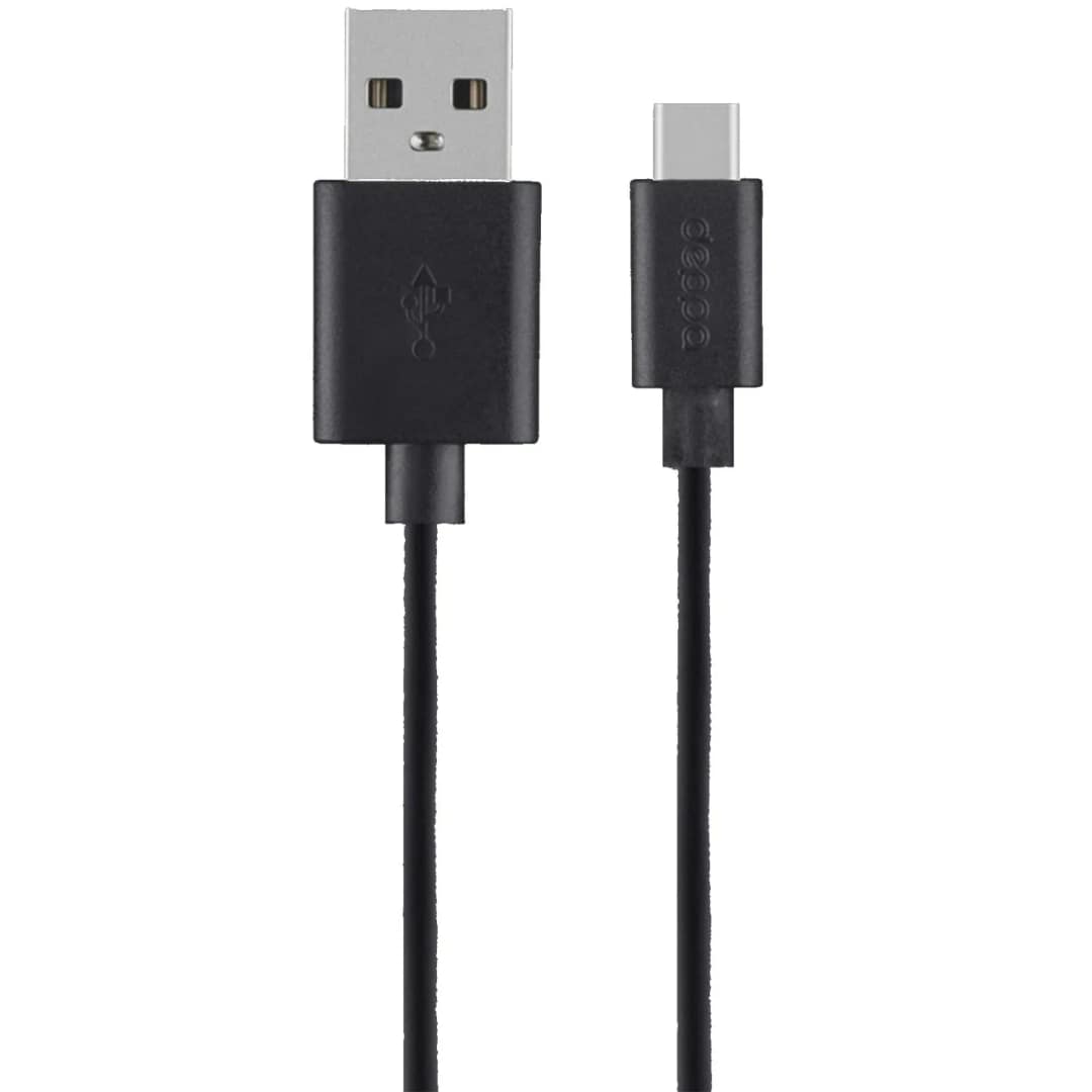 Кабель Deppa USB-A USB-C 2m Black — фото 3