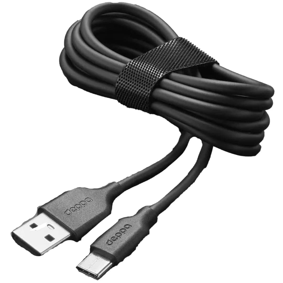Кабель Deppa USB-A USB-C 2m Black — фото 5