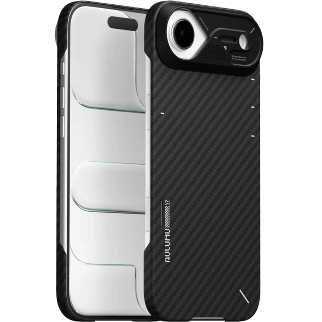 Чехол Aulumu A17 Aramid Fiber Case with MagSafe для iPhone Air Black — фото 2