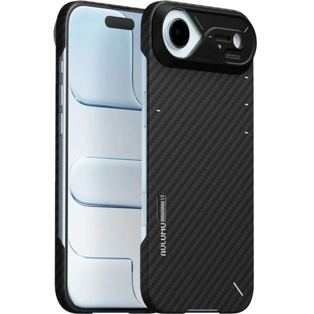 Чехол Aulumu A17 Aramid Fiber Case with MagSafe для iPhone Air Black — фото 4