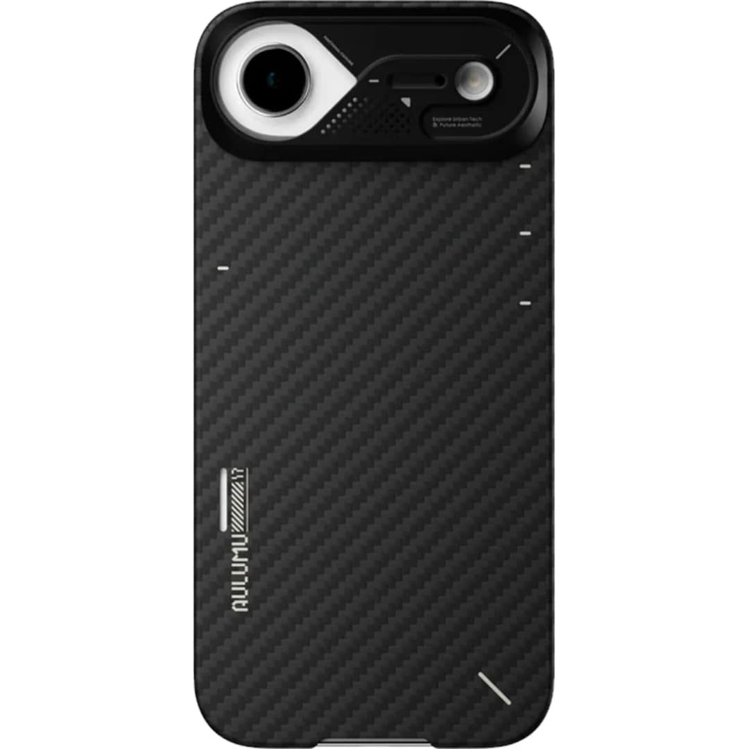 Чехол Aulumu A17 Aramid Fiber Case with MagSafe для iPhone Air Black — фото 7
