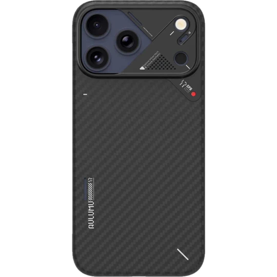 Чехол Aulumu A17 Aramid Fiber Case with MagSafe для iPhone 17 Pro Black — фото 9
