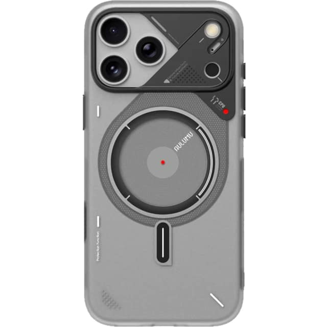 Чехол Aulumu A17 Frosted Case with MagSafe для iPhone 17 Pro Max Translucent Gray