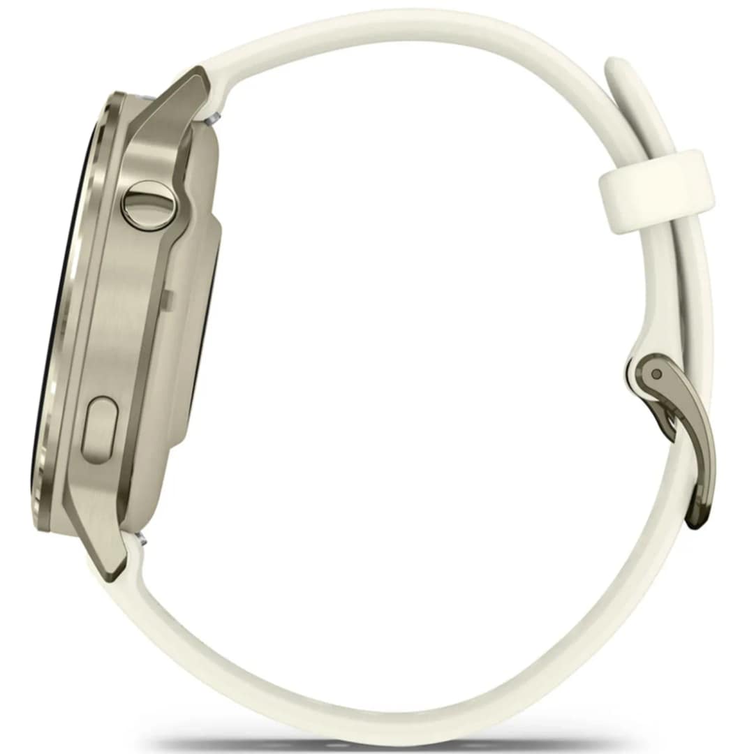 Смарт-часы Garmin Venu 4 41mm Lunar Gold Bezel With Bone Silicone Band — фото 2