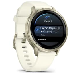 Смарт-часы Garmin Venu 4 41mm Lunar Gold Bezel With Bone Silicone Band — фото 5