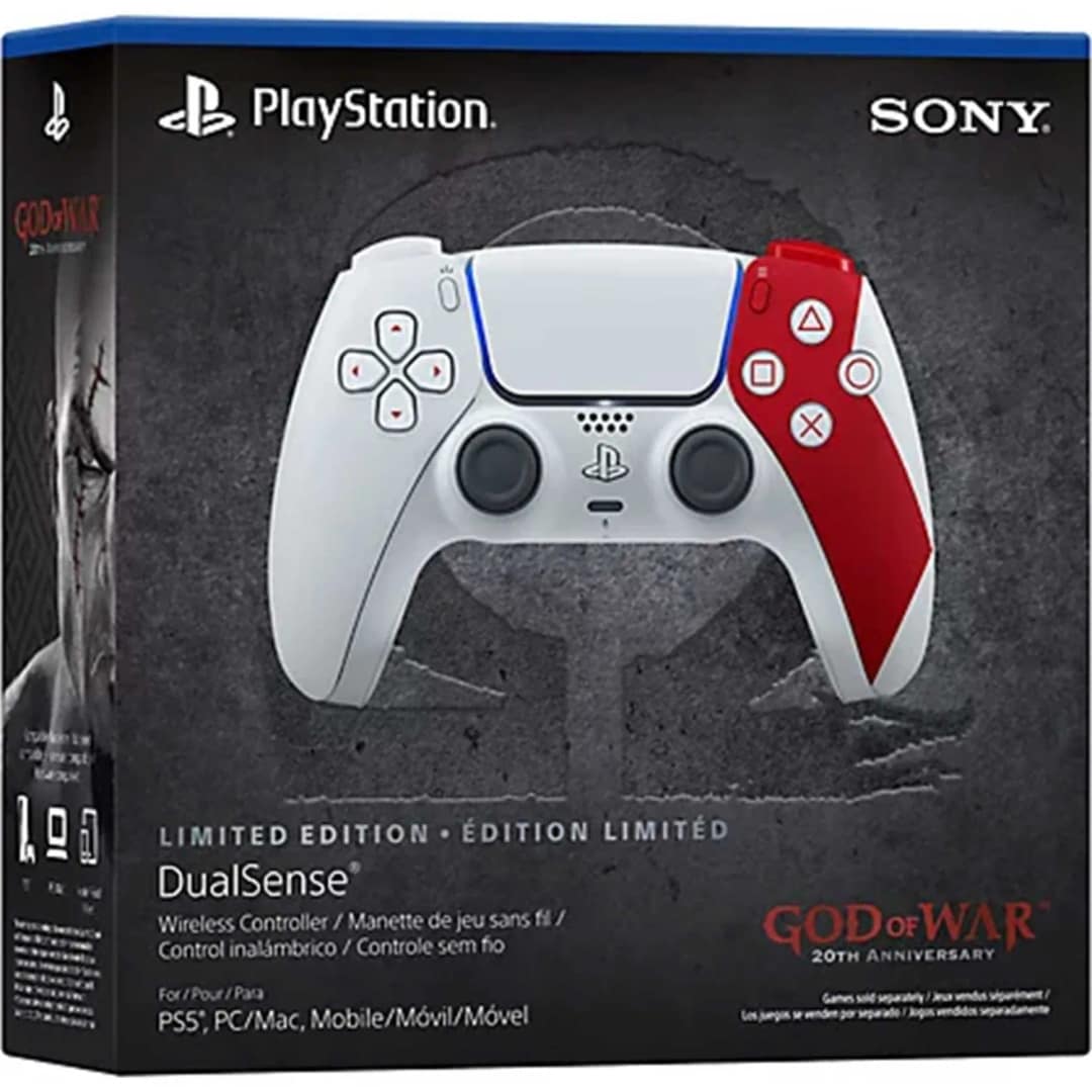 Джойстик беспроводной Sony DualSense для PS5, God of War 20th Anniversary Limited Edition — фото 6