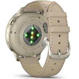 Смарт-часы Garmin Venu 4 41mm Lunar Gold with Bone Silicone Band and Light Sand Leather Band — фото 3
