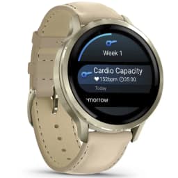 Смарт-часы Garmin Venu 4 41mm Lunar Gold with Bone Silicone Band and Light Sand Leather Band — фото 5