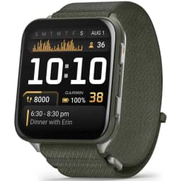 Смарт-часы Garmin Venu X1 with Titanium Caseback and ComfortFit Nylon Band, Moss — фото 1