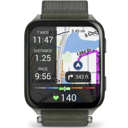 Смарт-часы Garmin Venu X1 with Titanium Caseback and ComfortFit Nylon Band, Moss — фото 4