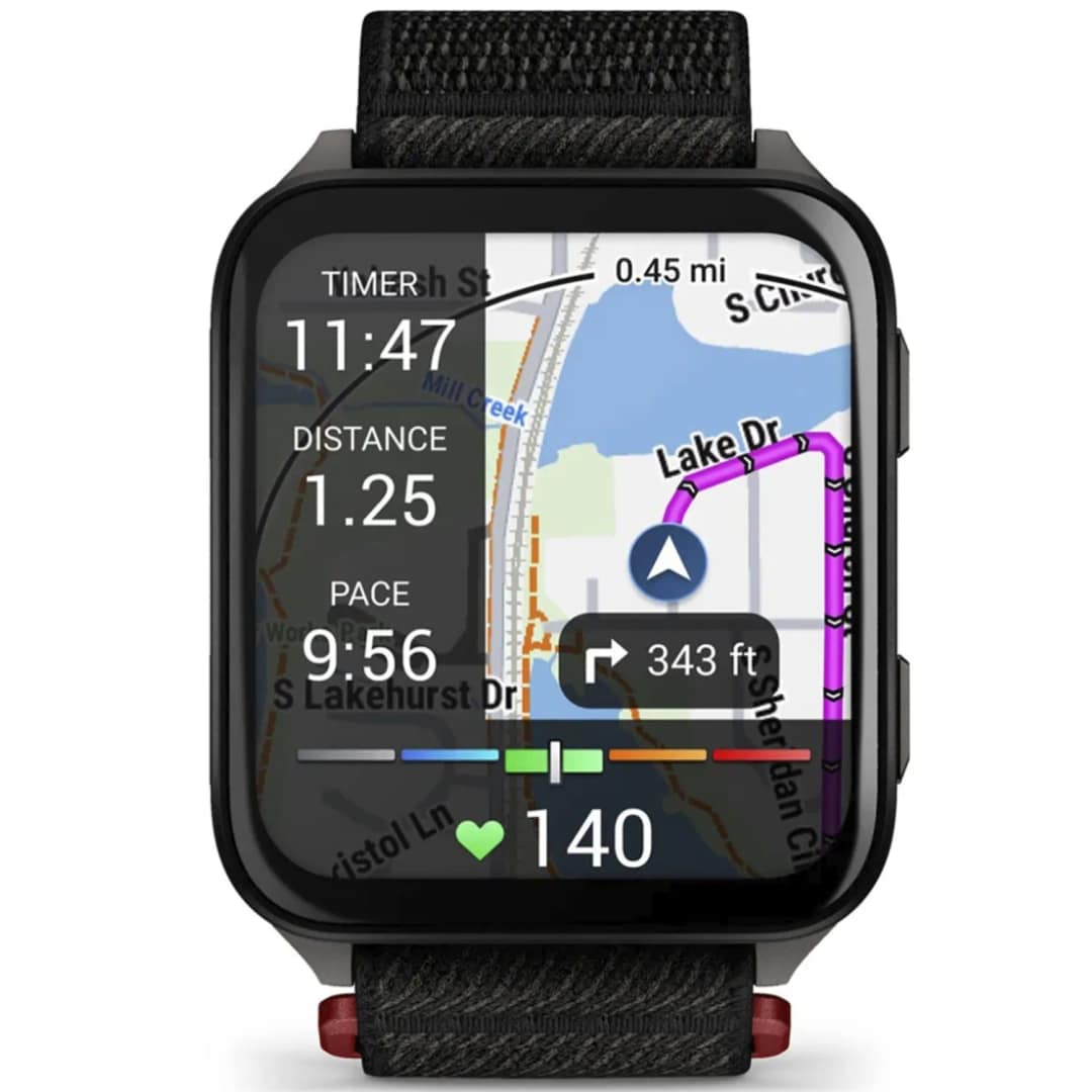 Смарт-часы Garmin Venu X1 with Slate Titanium Caseback and ComfortFit Nylon Band, Black — фото 3
