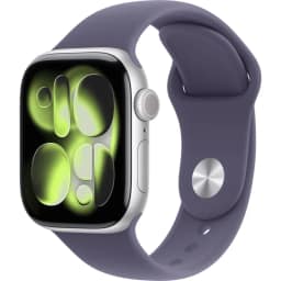 Смарт-часы Apple Watch Series 11 46mm Silver Aluminum Case with Purple Fog Sport Band M L — фото 1