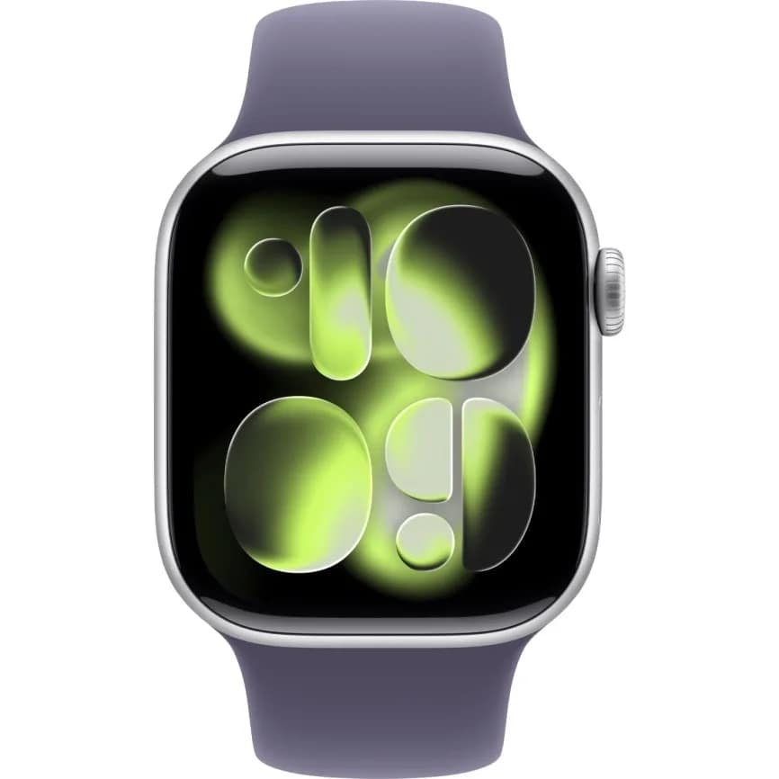 Смарт-часы Apple Watch Series 11 46mm Silver Aluminum Case with Purple Fog Sport Band M L — фото 3