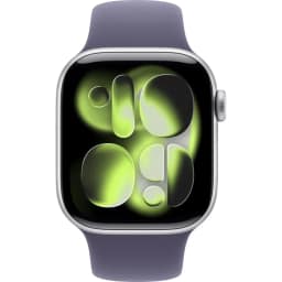 Смарт-часы Apple Watch Series 11 46mm Silver Aluminum Case with Purple Fog Sport Band M L — фото 3