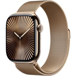 Ремешок Apple Watch 46mm Milanese Loop M L, Gold — фото 3