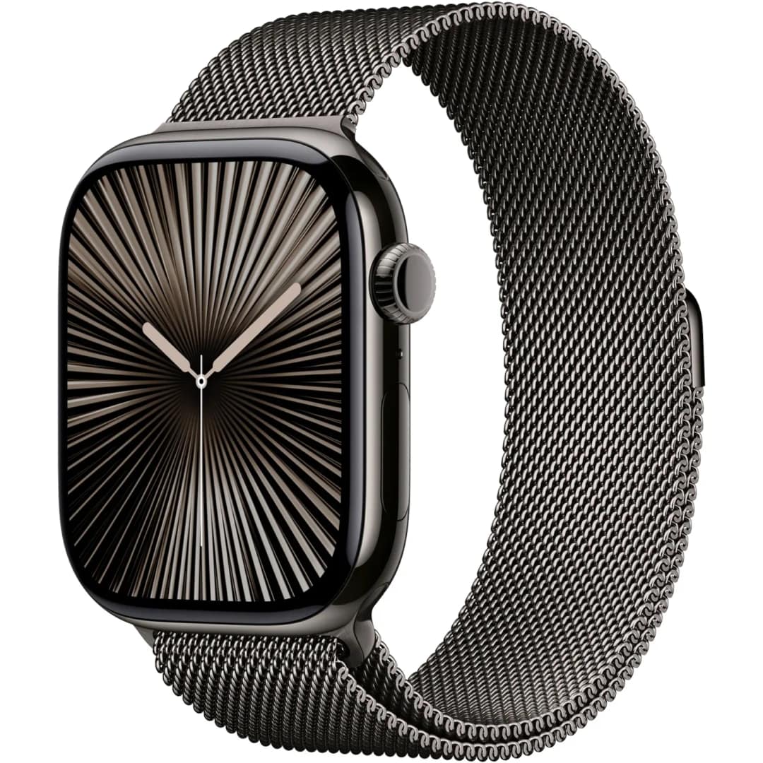 Ремешок Apple Watch 46mm Stainless Steel Milanese Loop S M, Slate — фото 3