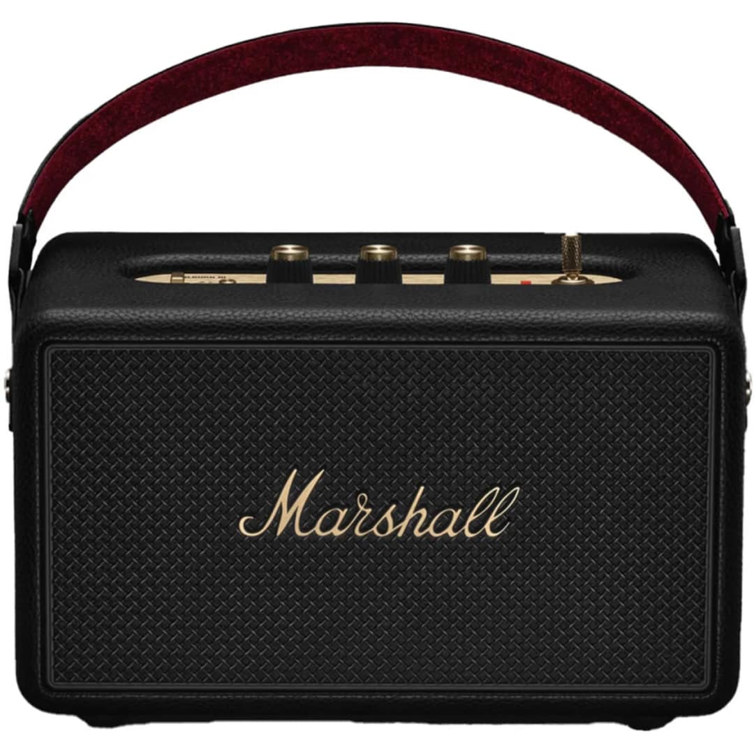 Портативная акустика Marshall Kilburn III, Black and Brass — фото 4