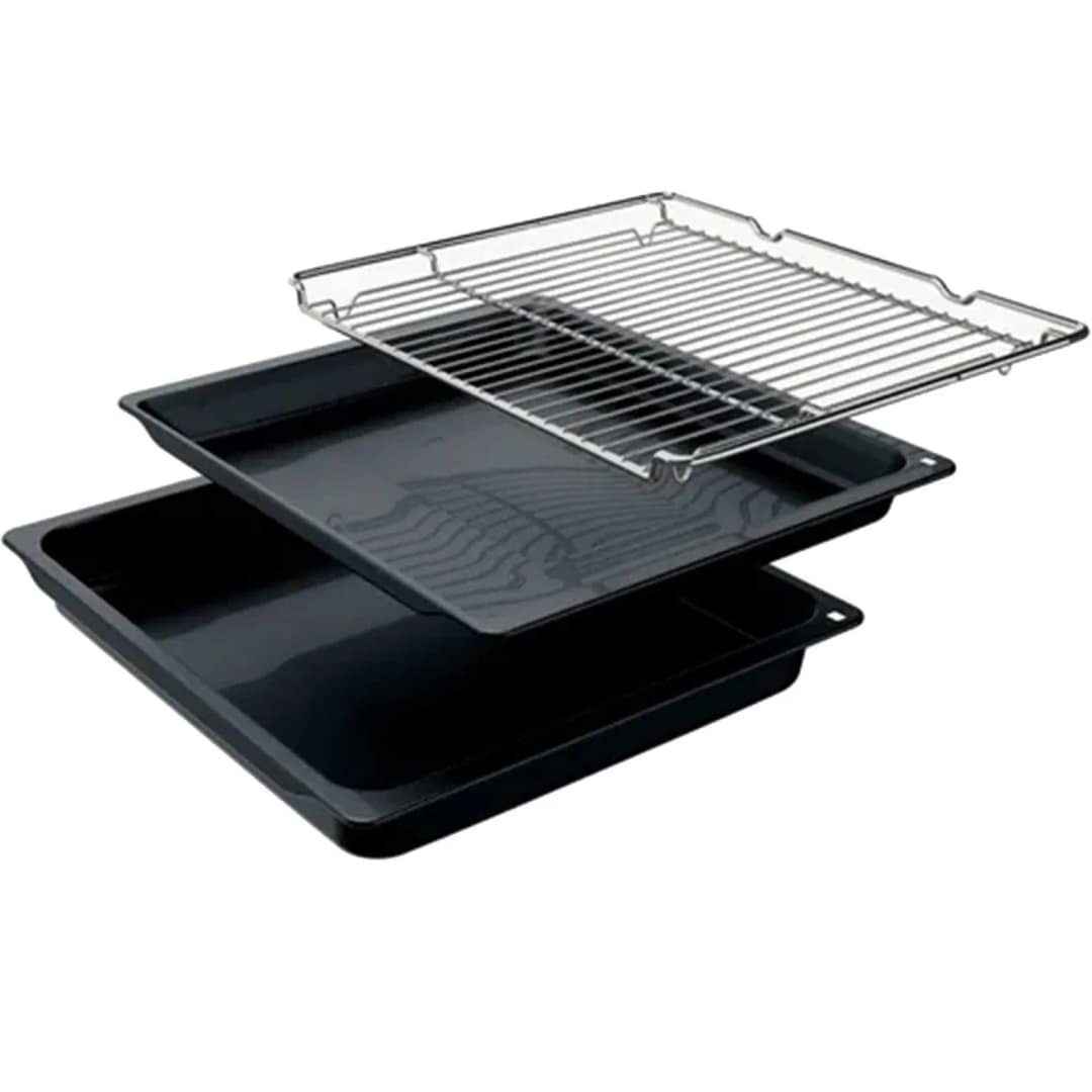 Электрический духовой шкаф Bosch Serie 4 HJA737BR0, Silver — фото 3