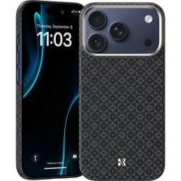 Чехол Benks ArmorGrid ArmorAir Case built with Kevlar для iPhone 17 Pro, Obsidian Black — фото 2