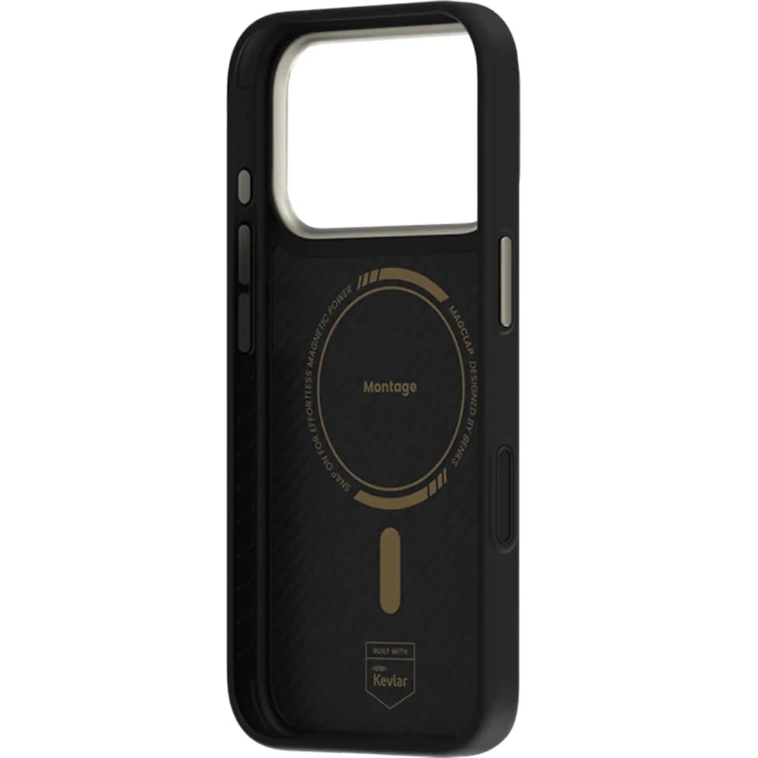 Чехол Benks Montage ArmorPro Case built with Kevlar для iPhone 17 Pro Black — фото 2