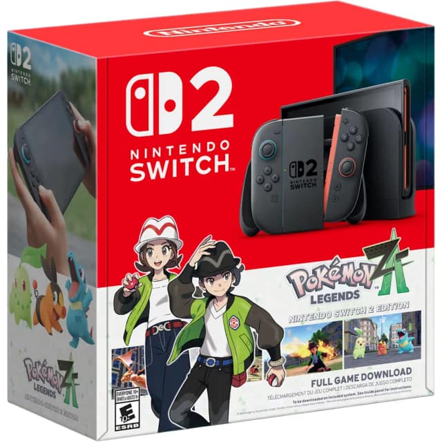 Игровая приставка Nintendo Switch 2 Black Pokemon Legends Z-A Bundle