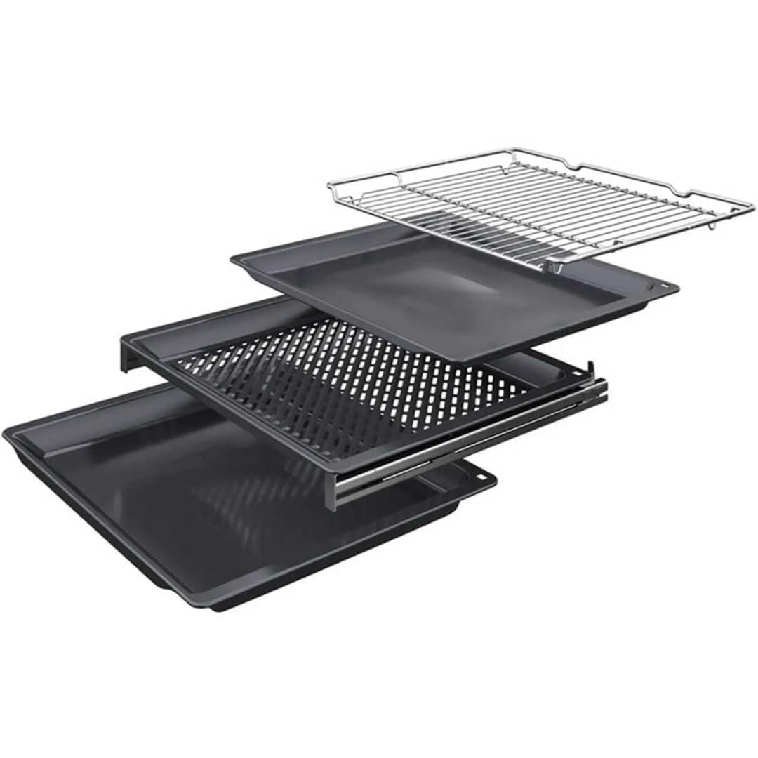 Электрический духовой шкаф Bosch Serie 8 HRG978NB1 Black — фото 4