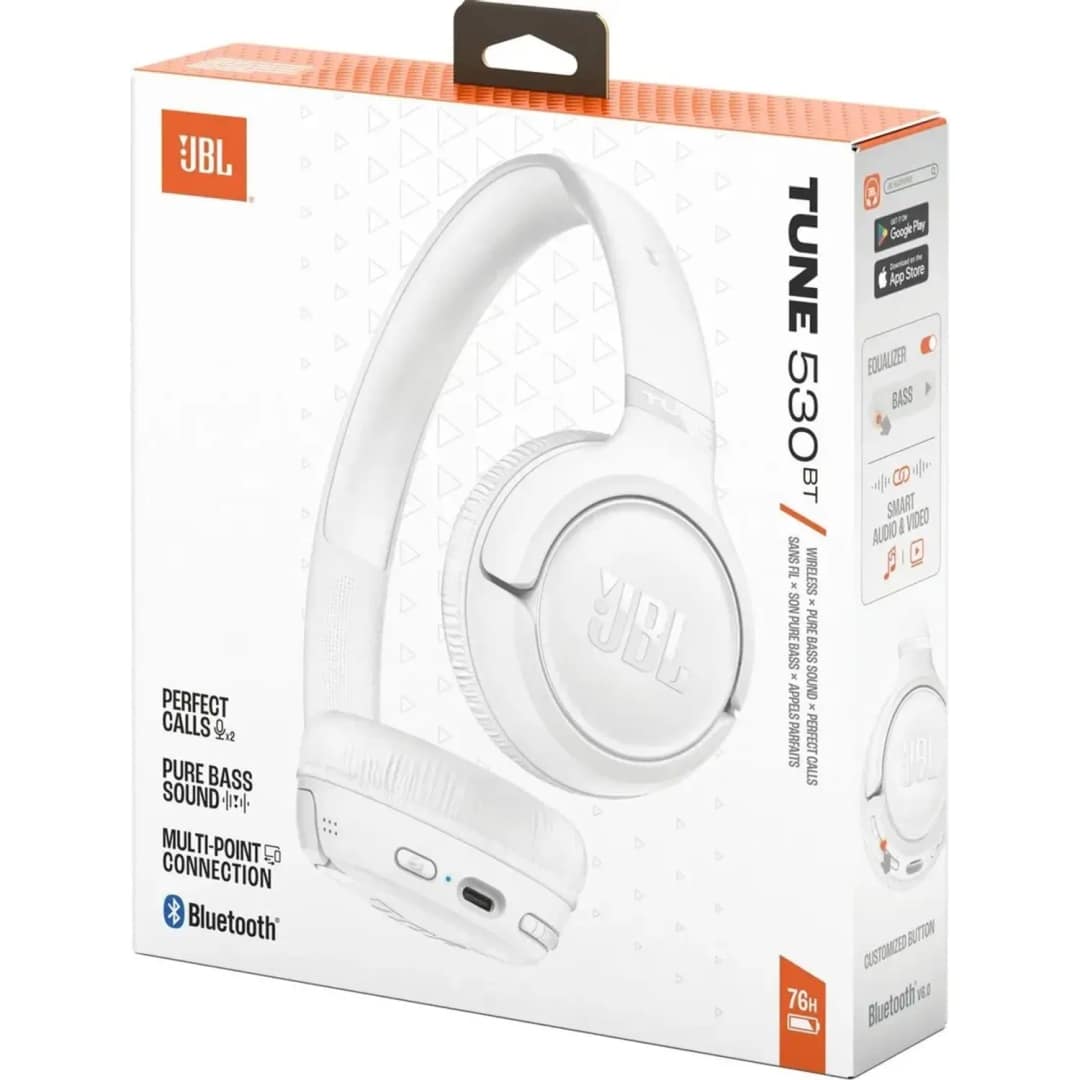 Наушники JBL Tune 530BT, White — фото 6