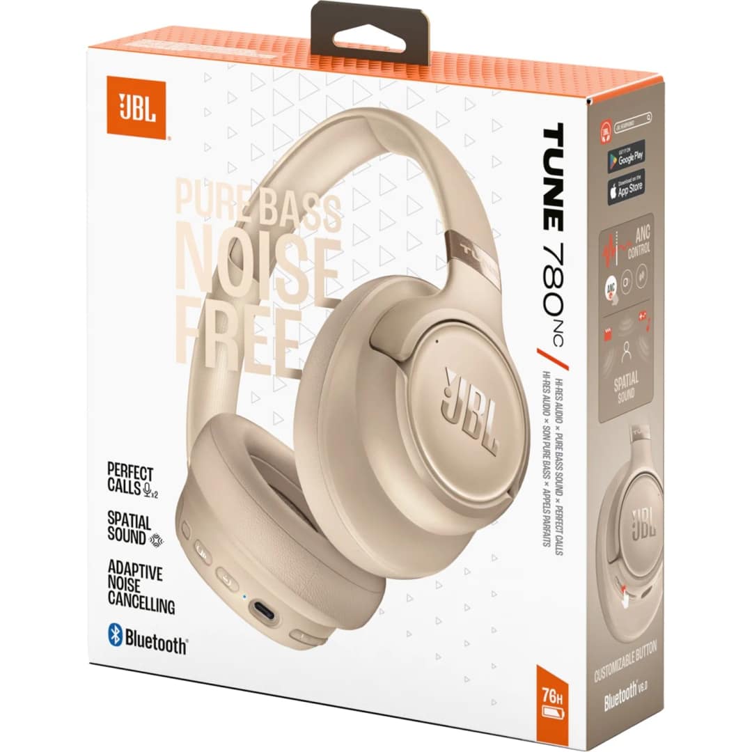 Наушники JBL Tune 780NC, Beige — фото 10