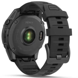 Смарт-часы Garmin Fenix E 47mm Amoled Slate Gray Steel With Black Silicone Band — фото 1