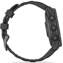 Смарт-часы Garmin Fenix E 47mm Amoled Slate Gray Steel With Black Silicone Band — фото 5