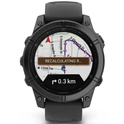 Смарт-часы Garmin Fenix E 47mm Amoled Slate Gray Steel With Black Silicone Band — фото 6