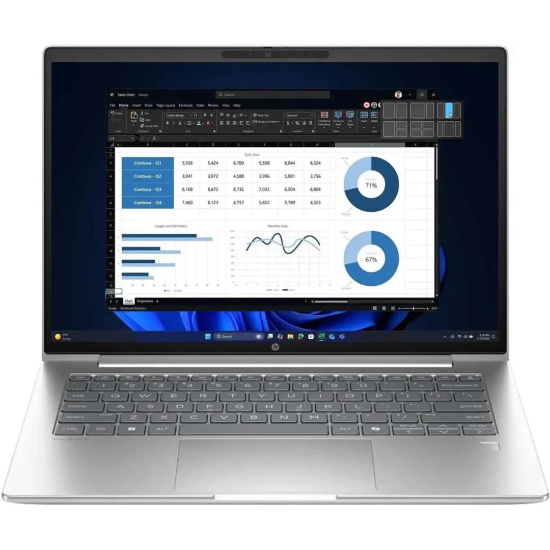 Ноутбук HP ProBook 4 G1i 14 IPS i5-225U Ultra SSD Pike Silver — фото 3